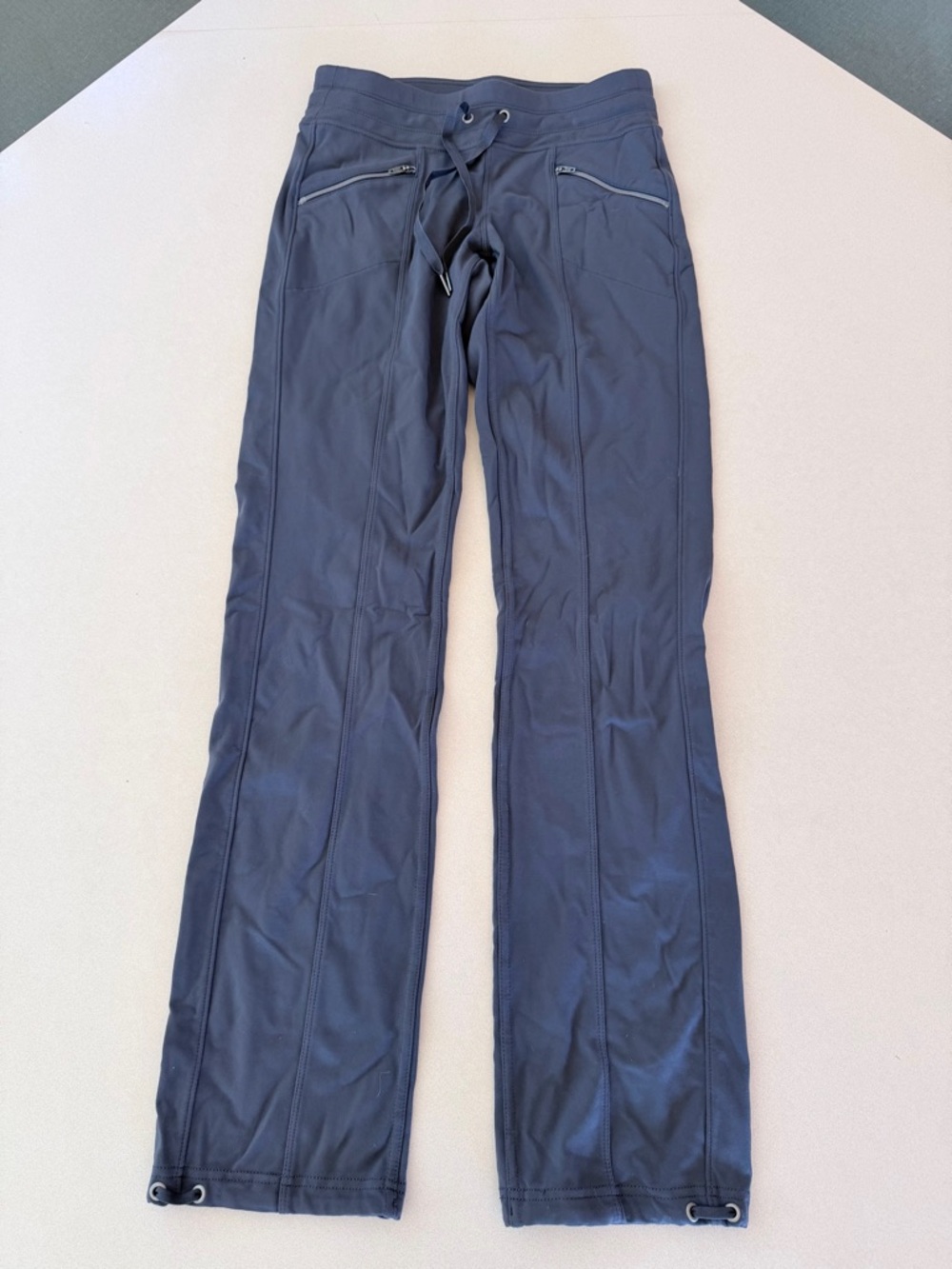 Athleta Dark Grey Active Zip-Pocket Track Pants